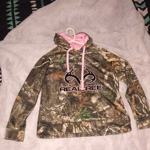 A realtree camo sweatshirt